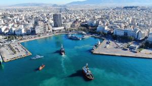 Λιμάνι Πειραιά αεροφωτογραφία