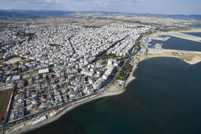 Λιμάνι Αλεξανδρούπολης αεροφωτογραφία