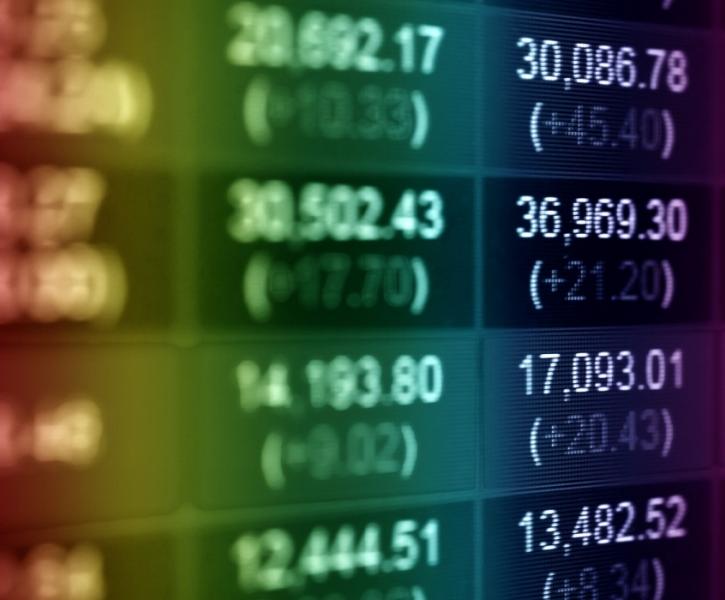 ηλεκτρονικός πίνακας μετοχών