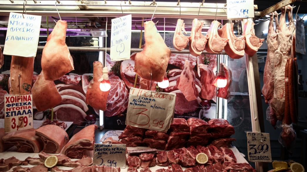 Κρέας σε κρεοπωλείο