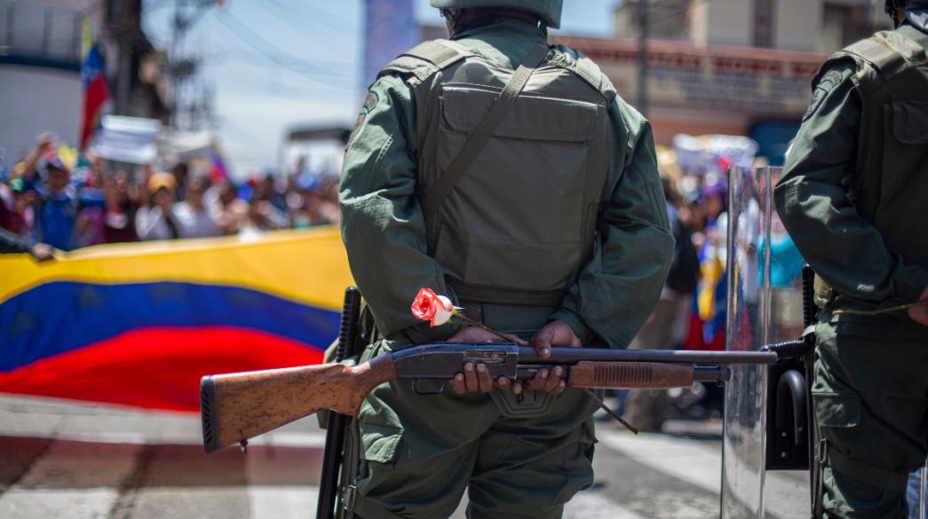 Βενεζουέλα στρατιώτης παρέλαση