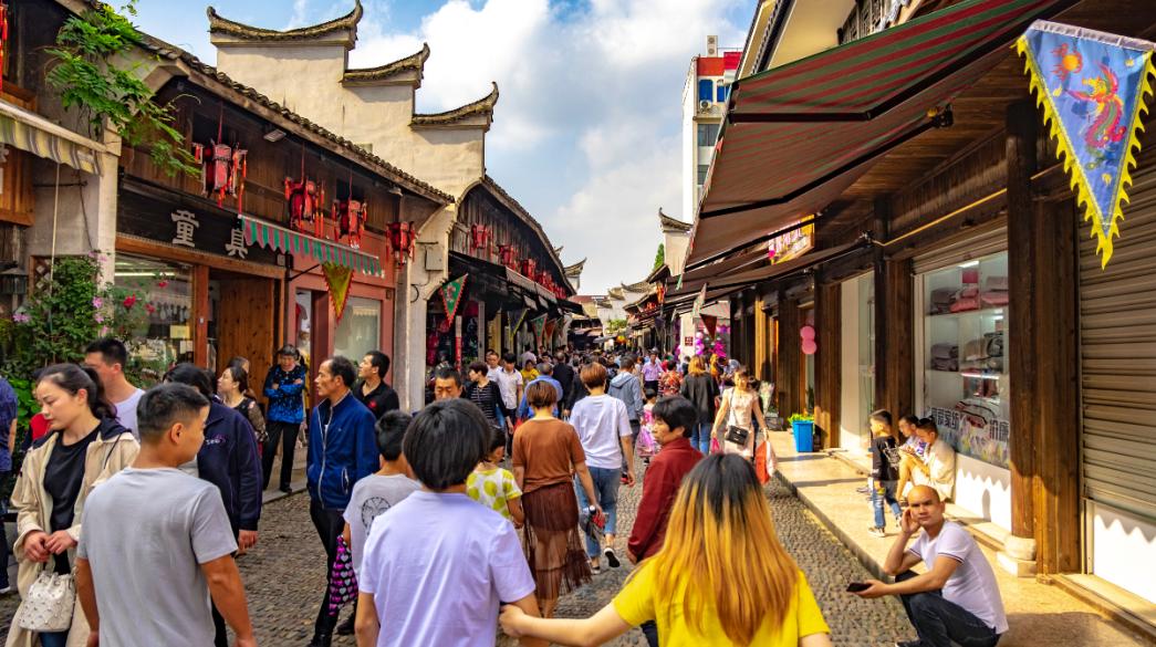 Η πόλη Γίου στην Κίνα Γίου