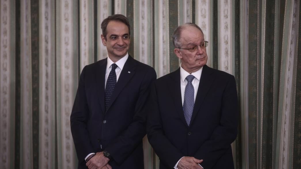 Μητσοτάκης – Τασούλας: Τακτική μηνιαία ενημέρωση στο Προεδρικό Μέγαρο Κυριάκος Μητσοτάκης και Κωνσταντίνος Τασούλας