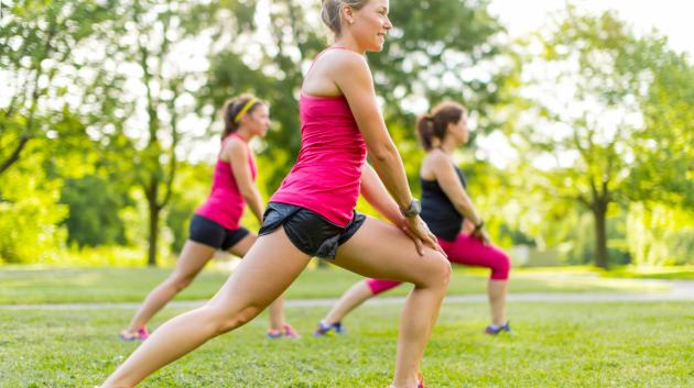 Γυναίκα σε άσκηση