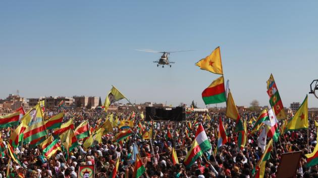 Κούρδοι διαδήλωση πλήθος