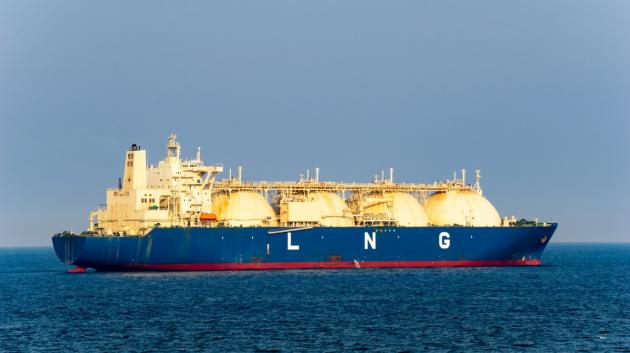 Πλοίο LNG στη θάλασσα