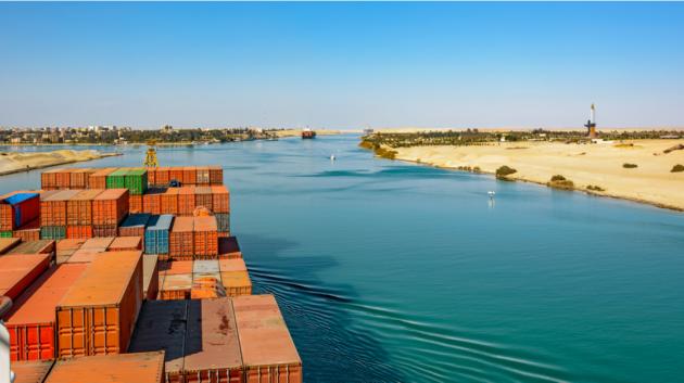 Πλοίο στη Διώρυγα Σουέζ