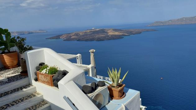 Ηφαίστειο Σαντορίνης θέα