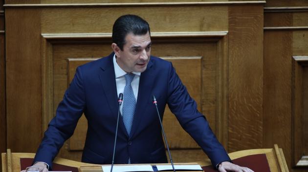 Κώστας Σκρέκας στη Βουλή