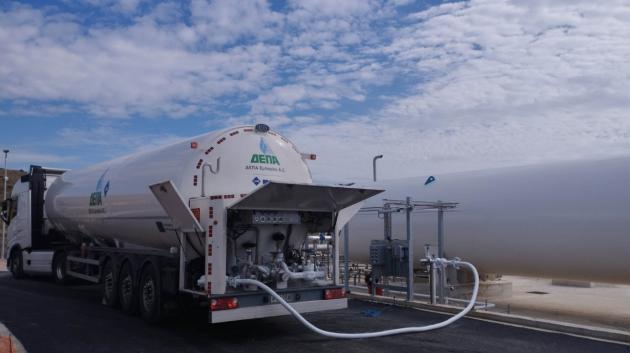 Φορτηγό της ΔΕΠΑ