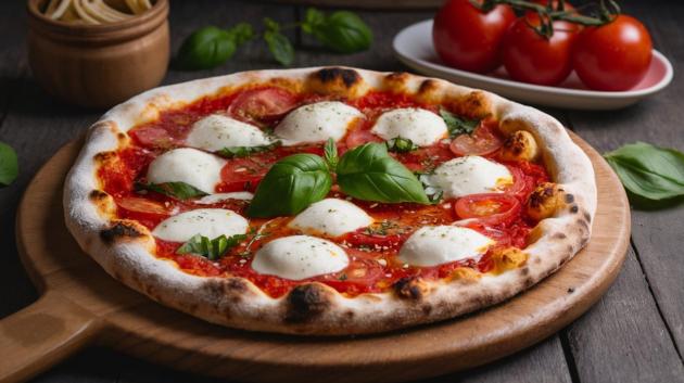 Πίτσα μαργαρίτα κομψή