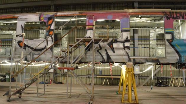 Βαγόνι ΗΣΑΠ γκράφιτι