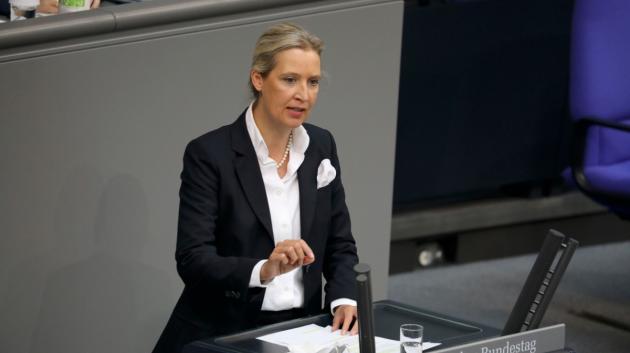 Άλις Βάιντελ στην ομιλία