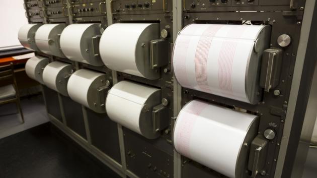 Σεισμογράφος σε λειτουργία