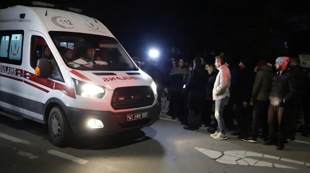 Ασθενοφόρο Τουρκία νύχτα