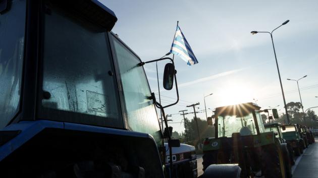 Αγροτικά τρακτέρ διαμαρτυρία