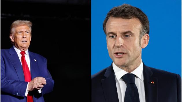 Εμανουέλ Μακρόν και Τραμπ