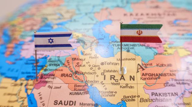 Χάρτης Ιράν Ισραήλ