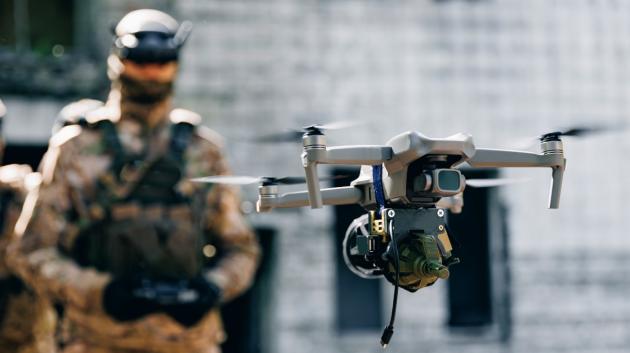 Στρατιωτικό drone σε δράση