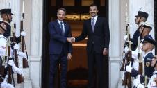 businessdaily-Mitsotakis-Sheikh Tamim bin Hamad al-Thani-Qatar