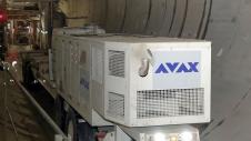 Μηχάνημα AVAX σε σήραγγα