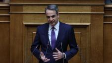 Κυριάκος Μητσοτάκης ομιλεί