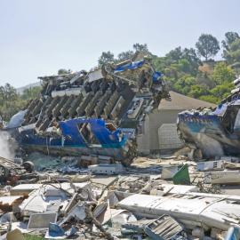 Αεροπορικό δυστύχημα συντρίμμια