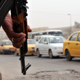 Οπλισμένος φρουρός στο Ιράκ