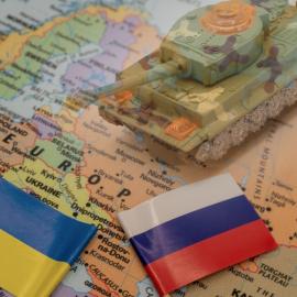 Σημαίες Ουκρανίας Ρωσίας χάρτης