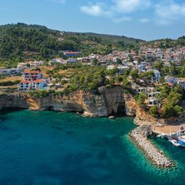 Αλόννησος λιμάνι θάλασσα