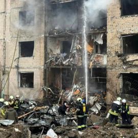 Κατεστραμμένο κτήριο Κίεβο