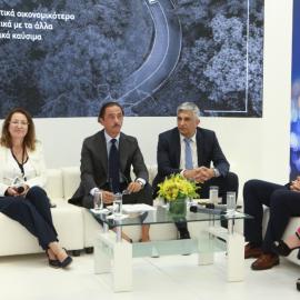 Επιχειρηματικό πάνελ συζήτησης Σύσκεψη επιχειρηματιών πάνελ